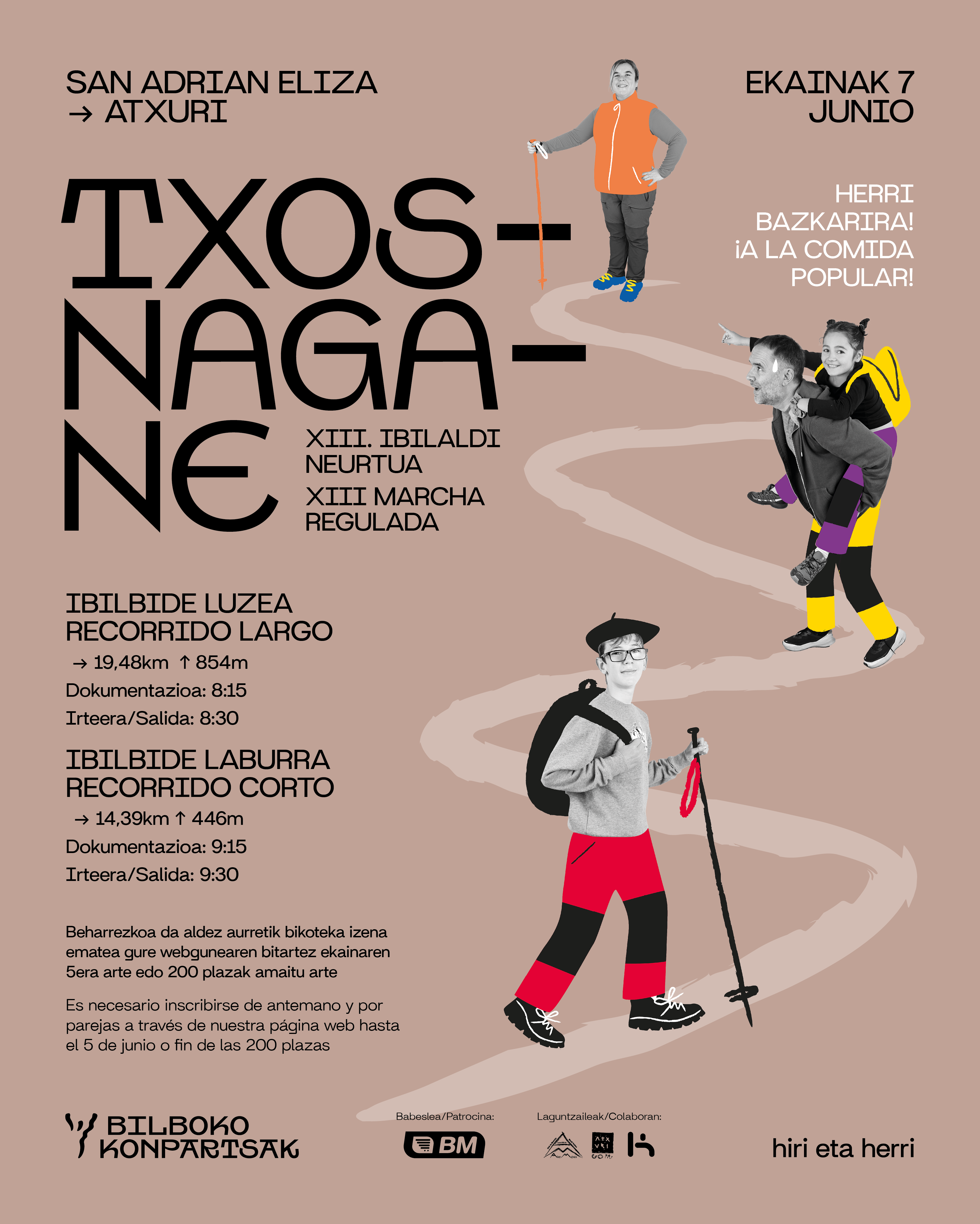 Marcha regulada al monte Txosnagane